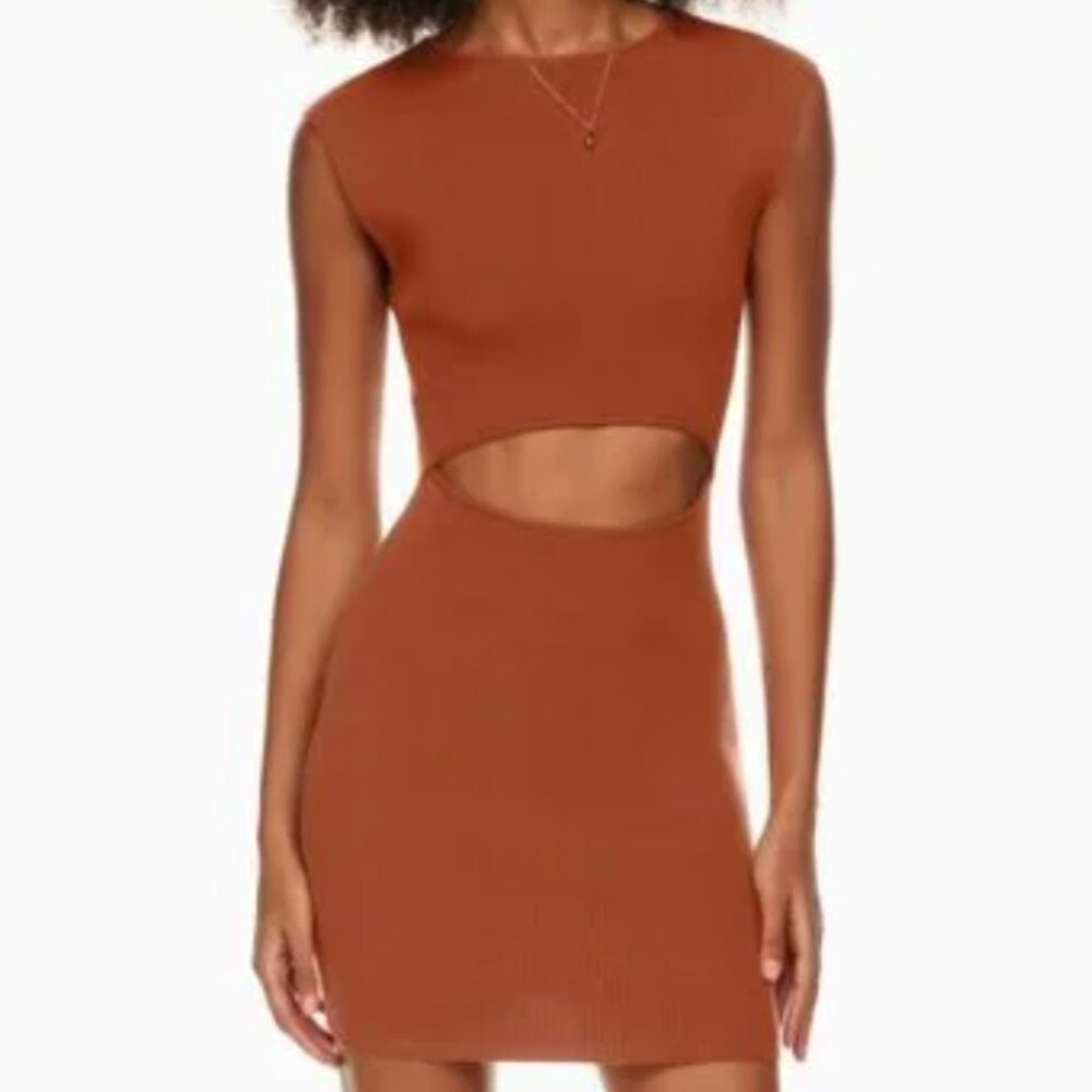 Aritzia Wilfred Free Cut Out Knit Dress (XS)